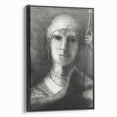 Medieval Gothic Portrait - Mysterious Knight Dark Gothic Wall Art
