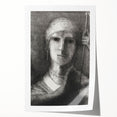 Medieval Gothic Portrait - Mysterious Knight Dark Gothic Wall Art