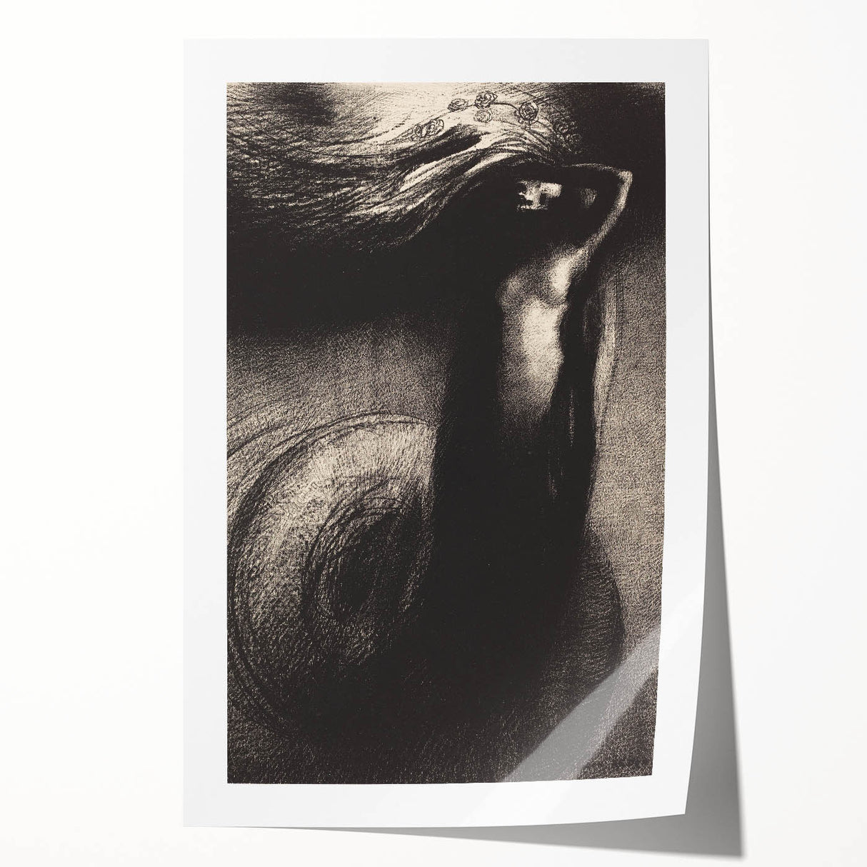 Dark Gothic Wall Art - Ethereal Phantom Vintage Gothic Print