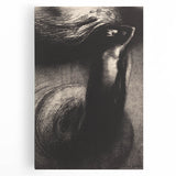 Dark Gothic Wall Art - Ethereal Phantom Vintage Gothic Print