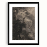 Dark Gothic Art - Ethereal Encounter Vintage Gothic Wall Print