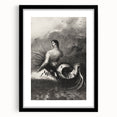 Gothic Wall Art | Serpent Creature Illustration | Dark Decor Style