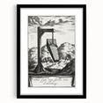 Gothic Wall Art | Hanging Coffin Illustration | Dark Decor Style