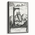 Gothic Wall Art | Hanging Coffin Illustration | Dark Decor Style