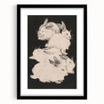 Gothic Wall Art | Surreal Rabbit Illustration | Dark Decor Style