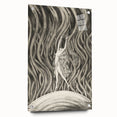 Vintage Gothic Canvas – Elegant Female Silhouette Gothic Wall Art