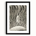 Vintage Gothic Canvas – Elegant Female Silhouette Gothic Wall Art