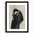 Gothic Embrace Wall Art – Elegant and Moody Dark Decor Canvas Print