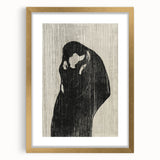 Gothic Embrace Wall Art – Elegant and Moody Dark Decor Canvas Print