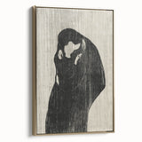 Gothic Embrace Wall Art – Elegant and Moody Dark Decor Canvas Print