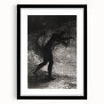 Mysterious Gothic Silhouette Art – Dark and Elegant Gothic Canvas Print