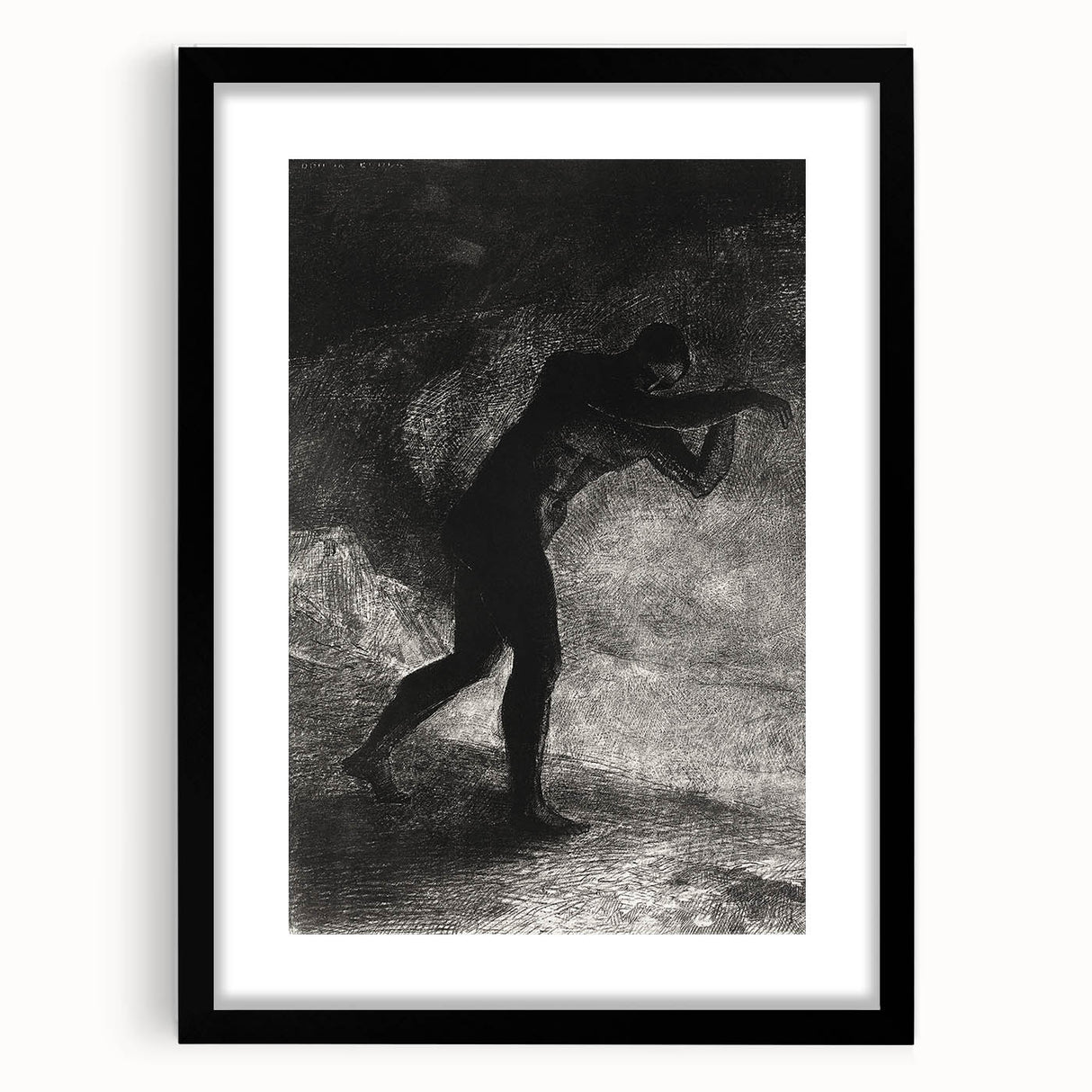 Mysterious Gothic Silhouette Art – Dark and Elegant Gothic Canvas Print