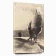 Gothic Angelic Embrace – Dark and Moody Gothic Canvas Print