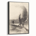 Gothic Angelic Embrace – Dark and Moody Gothic Canvas Print