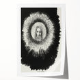 Gothic Halo Portrait – Dark and Mystical Gothic Wall Art Canvas Print
