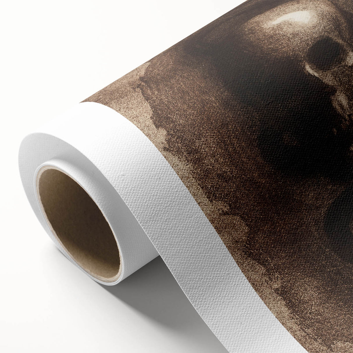 Gothic Skull and Serpent – Dark and Mysterious Gothic Canvas Print