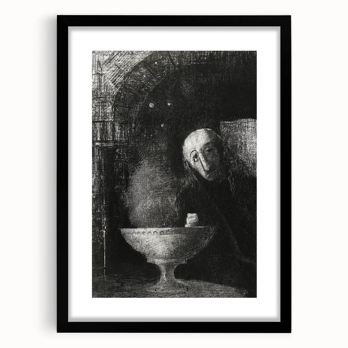 Gothic Mystic Portrait – Dark and Mysterious Gothic Canvas Print