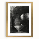 Gothic Mystic Portrait – Dark and Mysterious Gothic Canvas Print