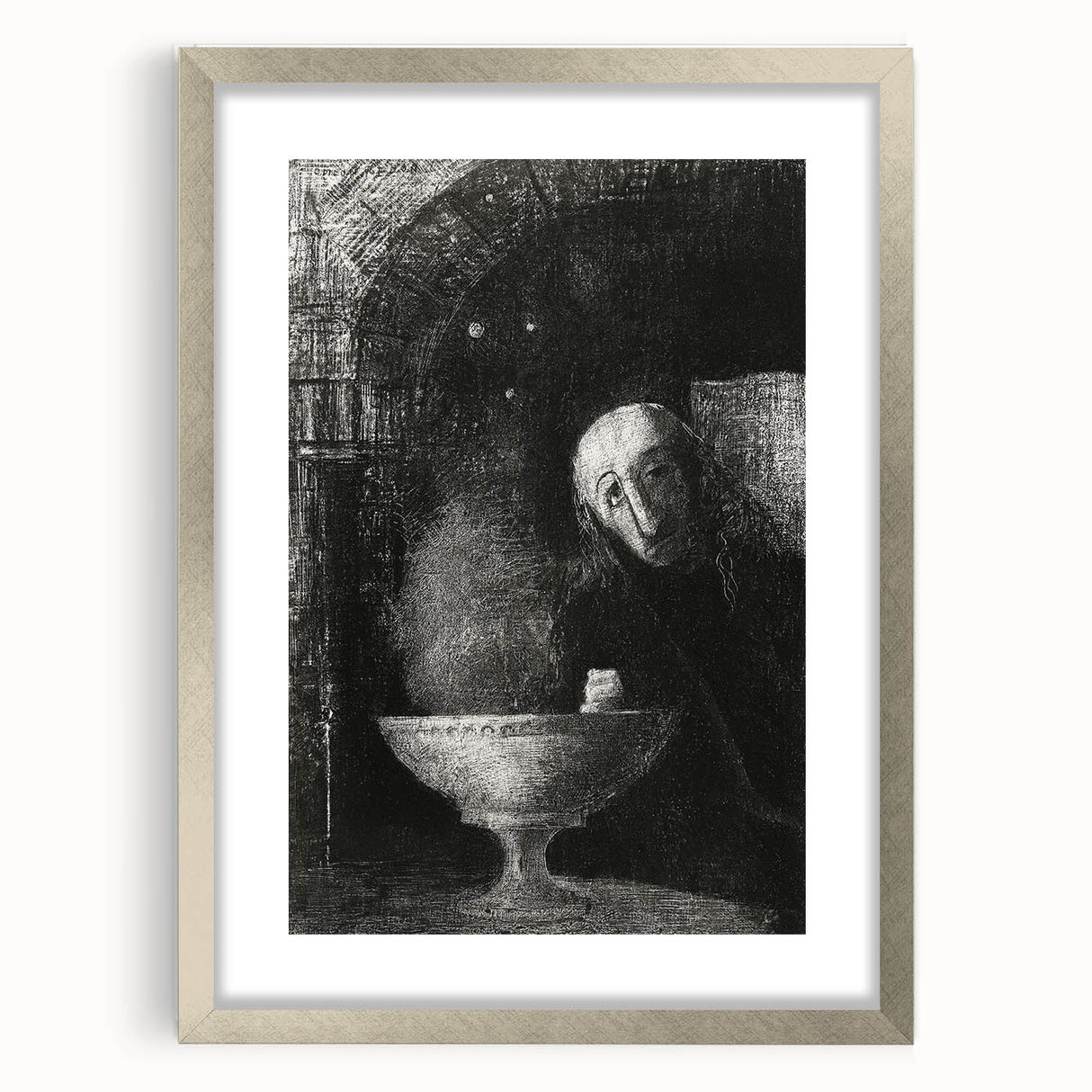 Gothic Mystic Portrait – Dark and Mysterious Gothic Canvas Print