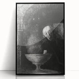 Gothic Mystic Portrait – Dark and Mysterious Gothic Canvas Print