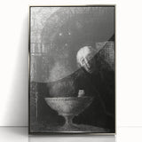 Gothic Mystic Portrait – Dark and Mysterious Gothic Canvas Print