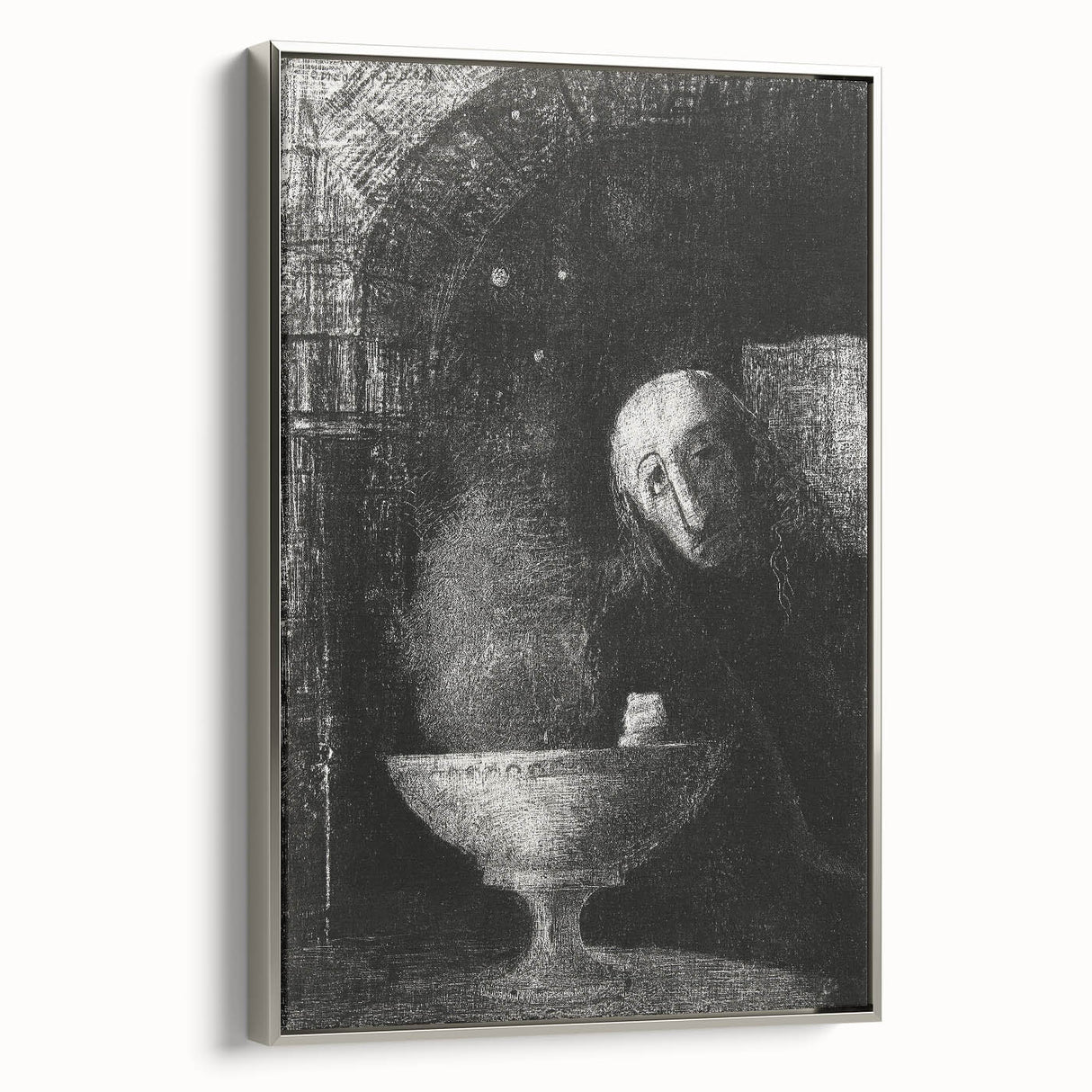 Gothic Mystic Portrait – Dark and Mysterious Gothic Canvas Print