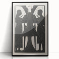 Gothic Angelic Figures – Dark Medieval Gothic Wall Art Canvas Print