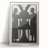 Gothic Angelic Figures – Dark Medieval Gothic Wall Art Canvas Print