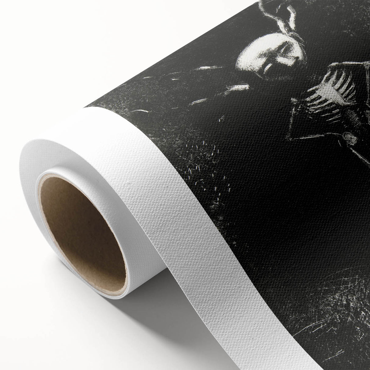 Gothic Skeleton Tree – Dark and Surreal Gothic Wall Art Canvas Print