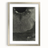 Eerie Eclipse Gothic Canvas – Dark Abstract Gothic Wall Art Decor