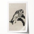 Gothic Bird Illustration – Dark and Elegant Gothic Wall Art Canvas Print
