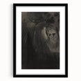 Gothic Shadowed Figure and Face Study - Dark Decor Style and Gothic Art
