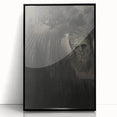 Gothic Shadowed Figure and Face Study - Dark Decor Style and Gothic Art