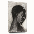 Grotesque Demon Gothic Canvas – Dark Abstract Gothic Wall Art Decor