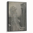 Gothic Ethereal Figures in Moonlight - Dark Decor Style and Gothic Art