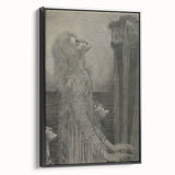 Gothic Ethereal Figures in Moonlight - Dark Decor Style and Gothic Art