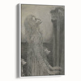 Gothic Ethereal Figures in Moonlight - Dark Decor Style and Gothic Art