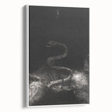 Gothic Wall Art - Dark Medieval Gothic Prints - Mysterious Serpent Design