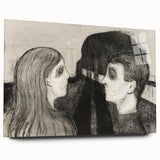 Gothic Artworks - Haunting Figures Canvas for Dark Decor Style