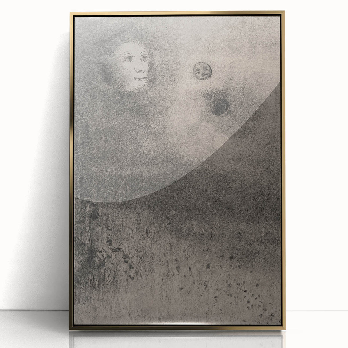 Vintage Gothic Print - Mysterious Night Sky | Gothic Wall Art Canvas