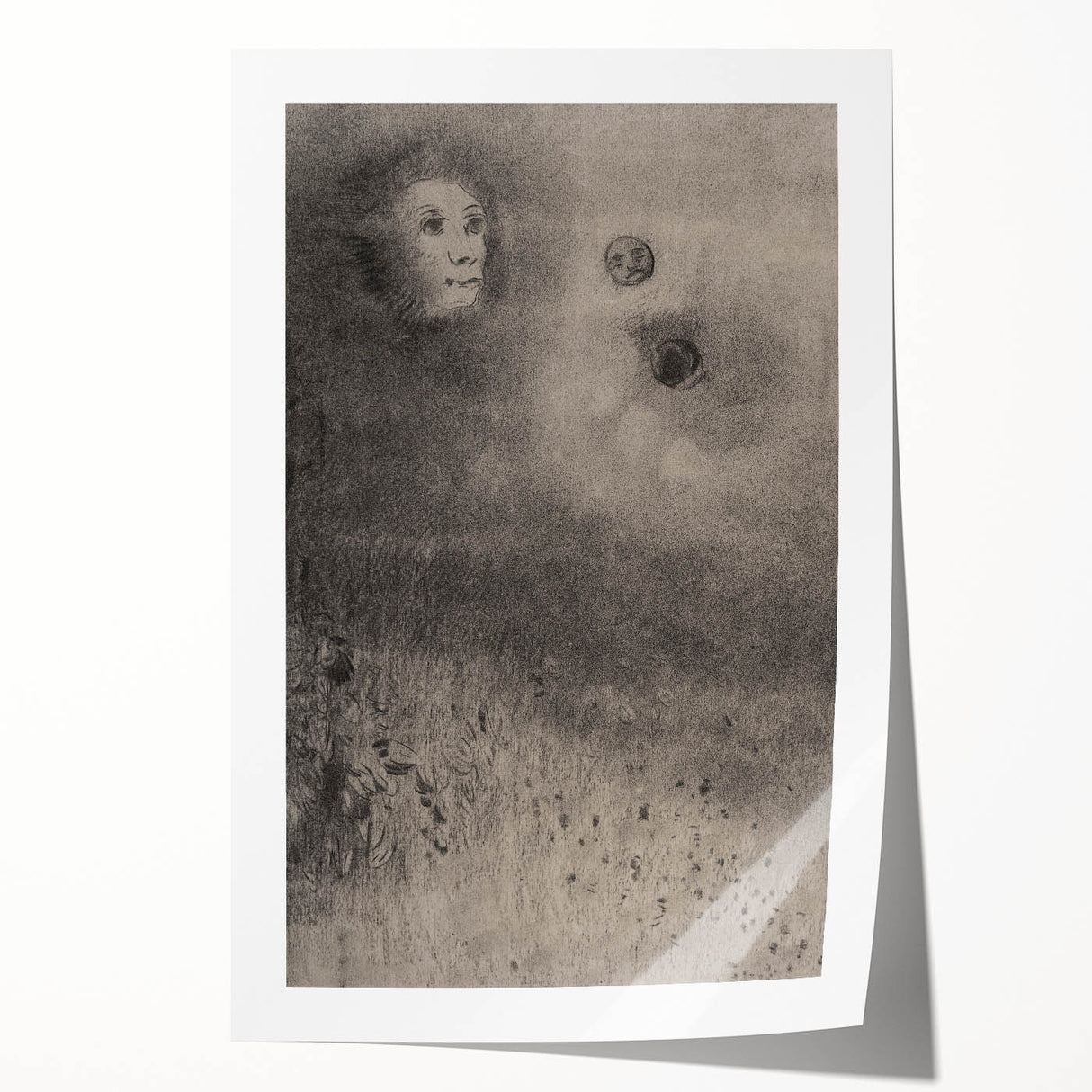 Vintage Gothic Print - Mysterious Night Sky | Gothic Wall Art Canvas