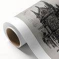 Gothic Cathedral Art | Medieval Architecture Sketch | Gothic Wall Print