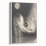 Mysterious Gothic Figure - Dark Gothic Art Canvas | Vintage Gothic Print