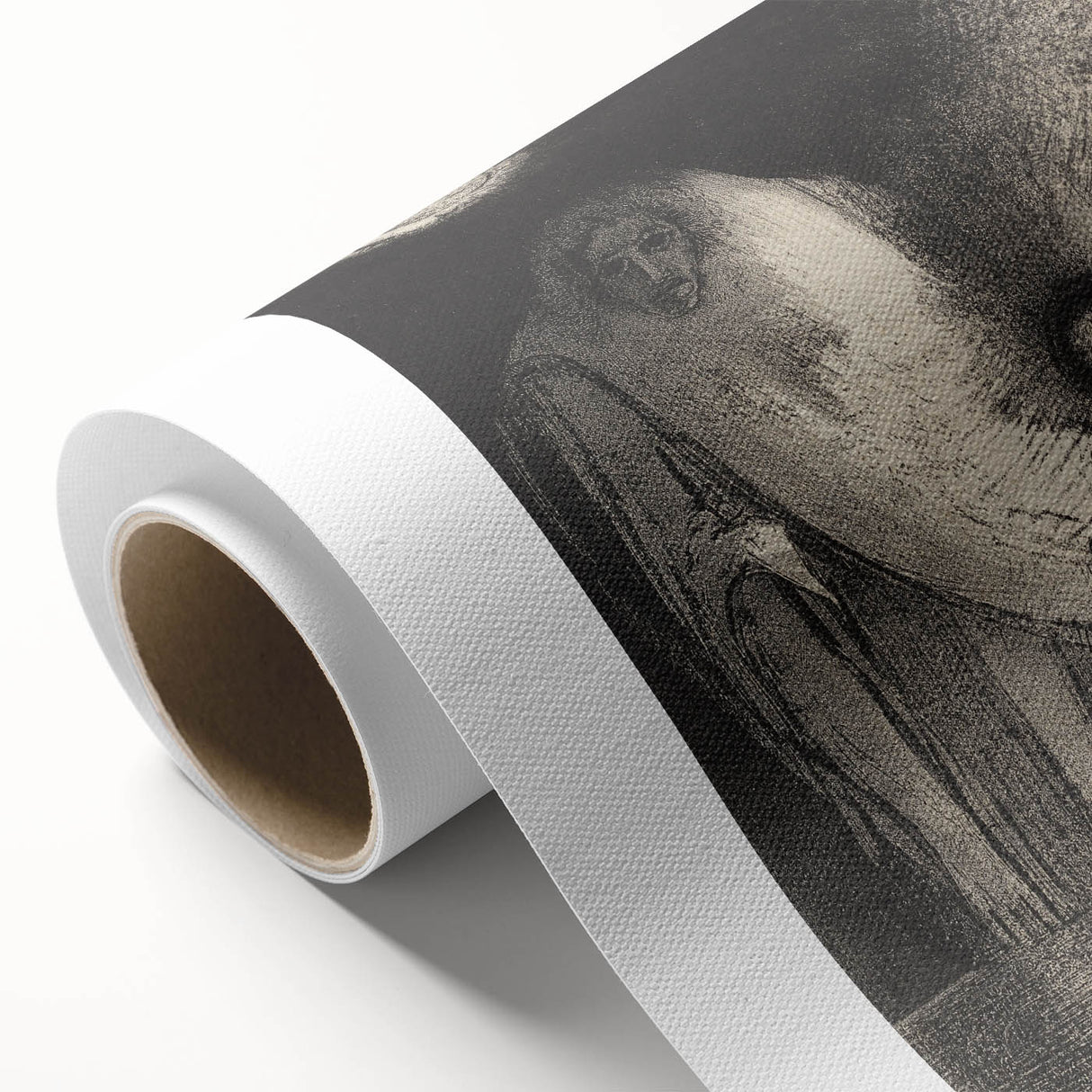 Mysterious Gothic Figure - Dark Gothic Art Canvas | Vintage Gothic Print