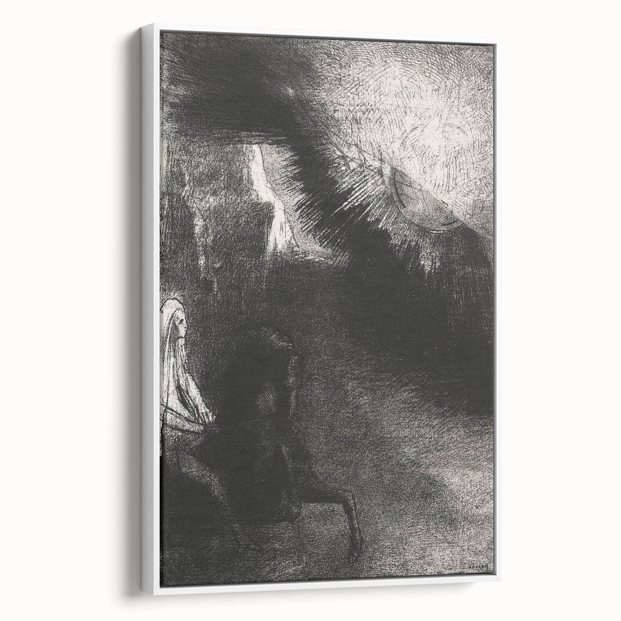 Medieval Gothic Canvas - Mysterious Dark Decor Style Wall Art