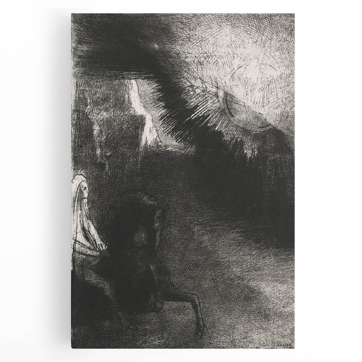 Medieval Gothic Canvas - Mysterious Dark Decor Style Wall Art