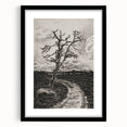 Medieval Gothic Canvas - Mysterious Path Dark Decor Style Art