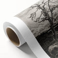 Medieval Gothic Canvas - Mysterious Path Dark Decor Style Art