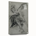 Vintage Gothic Prints - Angelic Figure Medieval Gothic Canvas