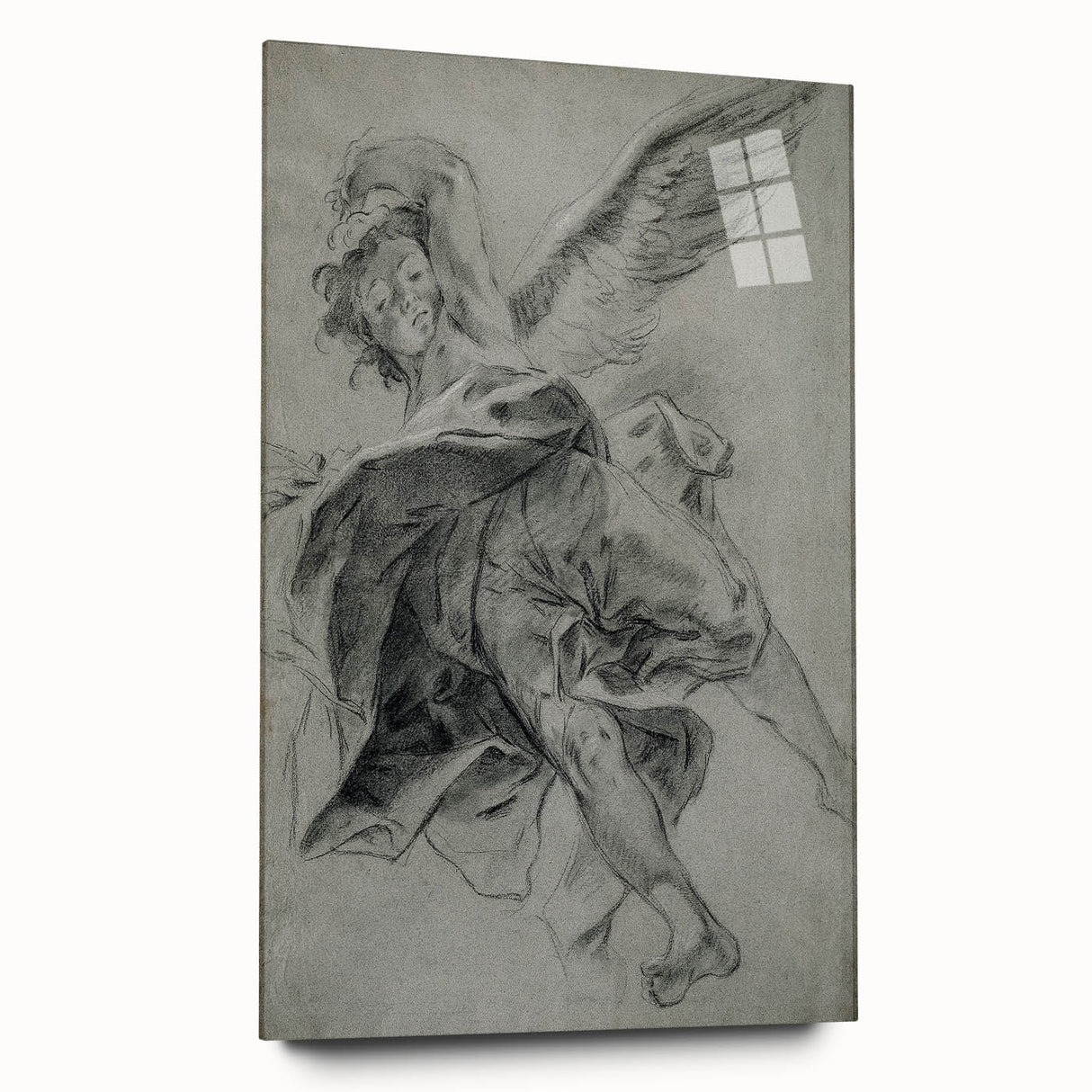 Vintage Gothic Prints - Angelic Figure Medieval Gothic Canvas